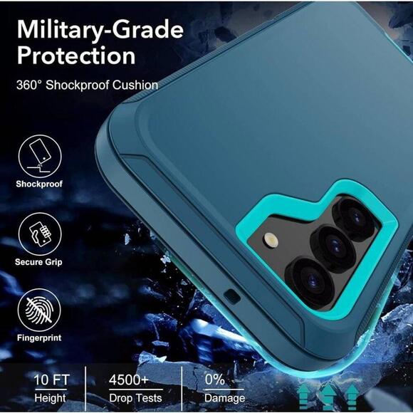 Samung Galaxy S23 Plus Case with Screen Drop Protection Cover Kickstand Belt Cli - Picture 2 of 6